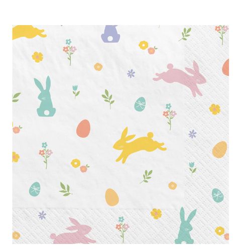 Easter Wishes Paper Lunch Napkins, 6.5in, 16ct