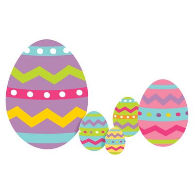 Easter Egg Yard Signs 5ct