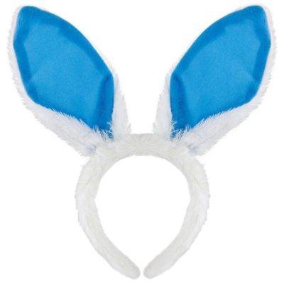 Caribbean Blue Bunny Ears Headband