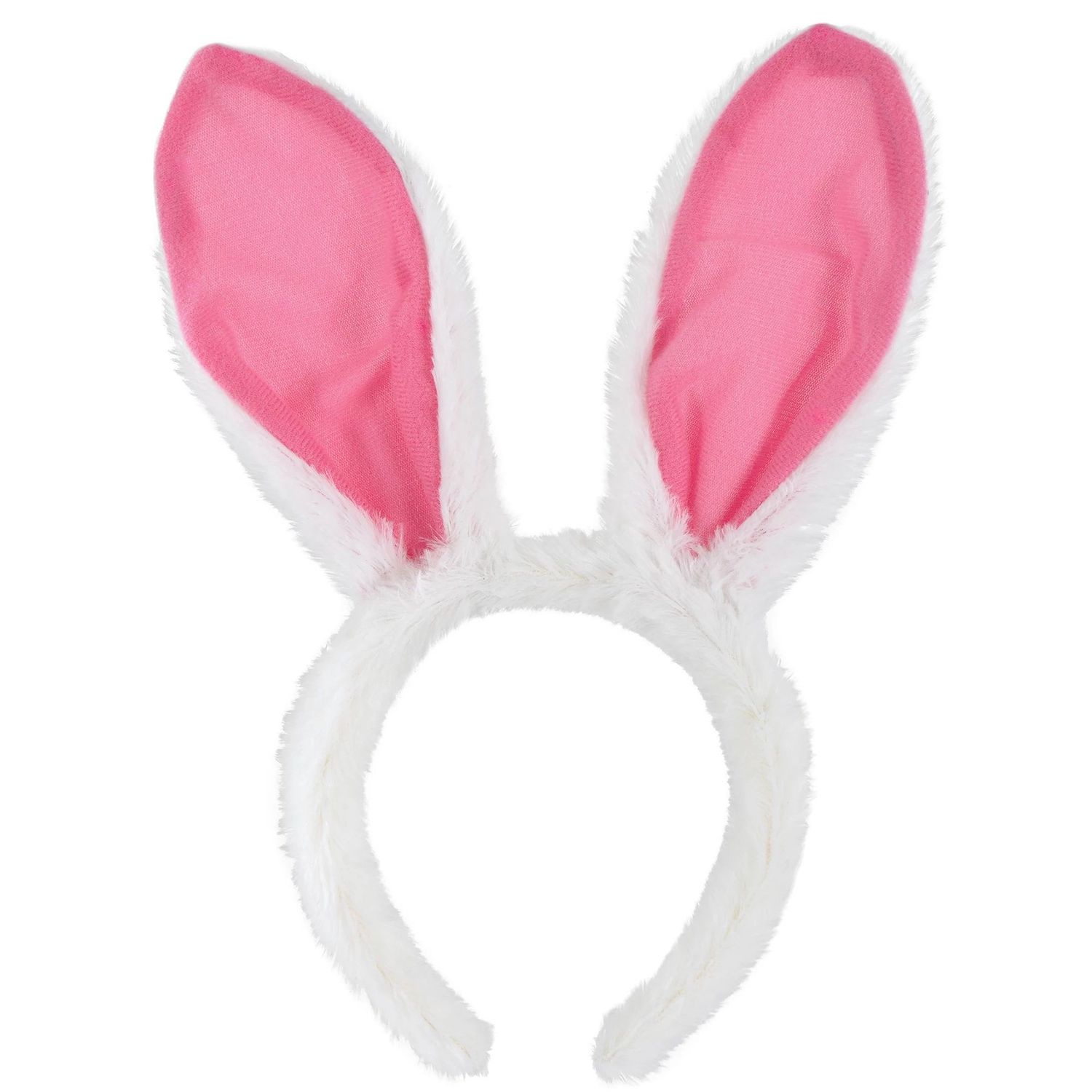 Bright Pink Bunny Ears Headband