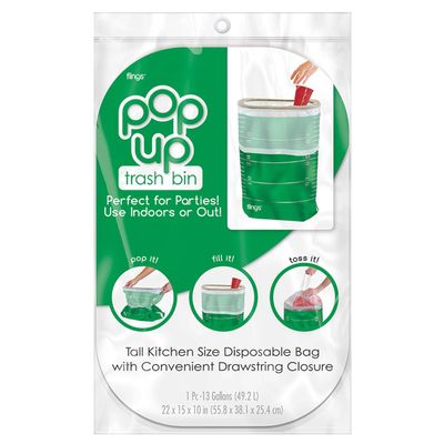 Football Flings® Bin – 22" H x 15" W x 10" D (13 Gallons)