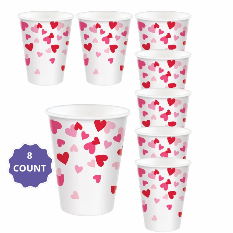 Cross My Heart Paper Cups, 9oz, 8ct
