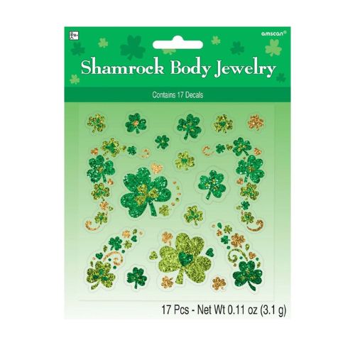 Shamrock Body Jewelry 1 sheet
