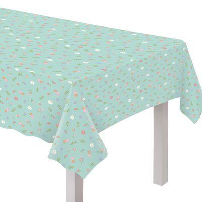 Easter Wishes Plastic Table Cover, 54in x 102in