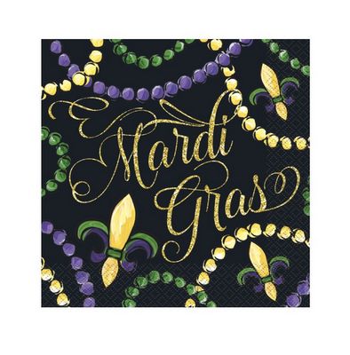 Mardi Gras Luncheon Napkins – 16ct Mardi Gras Luncheon Napkins – 16ct