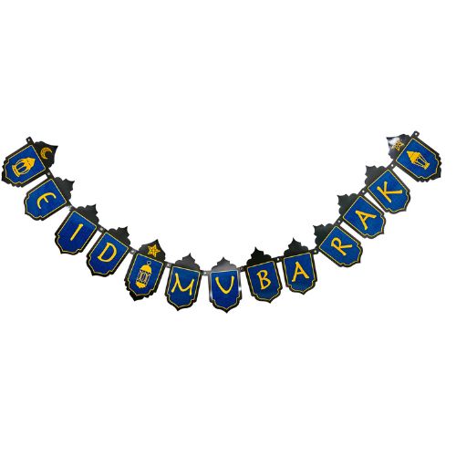 Ramadan Greeting “Eid Mubarak” – Printed Cardstock Decoration