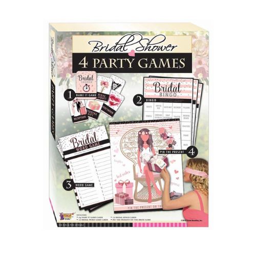 Bridal Shower Party Games – 4 Game Set