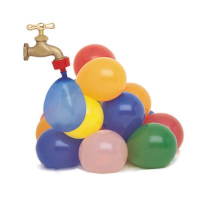 Water Bomb Balloons with Nozzle – 200 Count