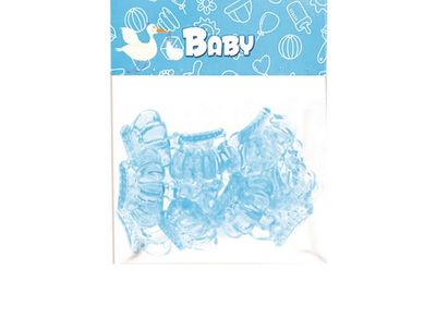 Blue Mini Plastic Crowns – 1.25", 12ct