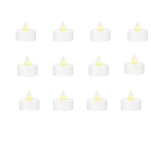 LED Tealights – White, 12ct