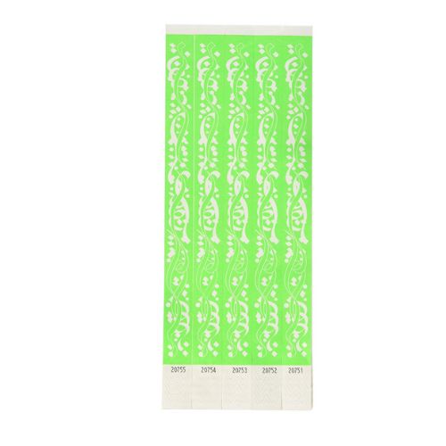 Pizzaz Wristbands – 500ct, Color: Neon Green