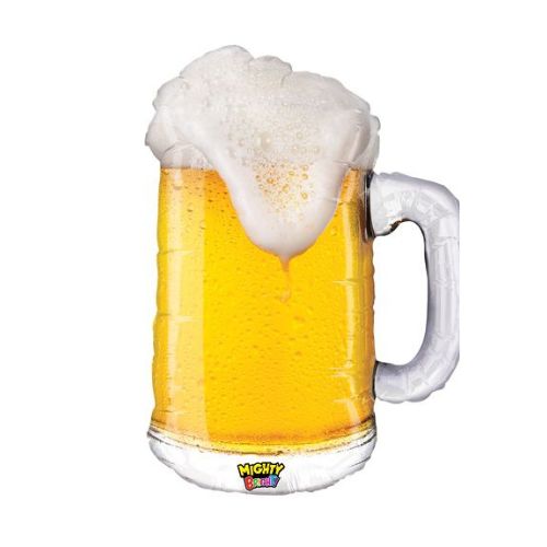 Mighty Bright Beer Supershape Balloon – 34"