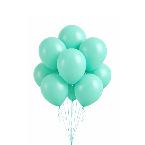 9" Latex Balloons Packaged – Robin Egg (20ct)