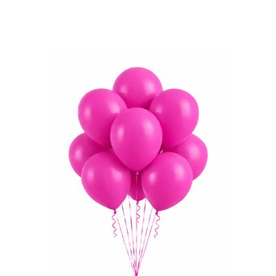 Latex Balloons Packaged – Fuchsia (Multiple Sizes Available)