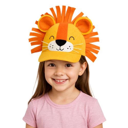 Get Wild Lion Birthday Hat for Kids – One Size Fits Most