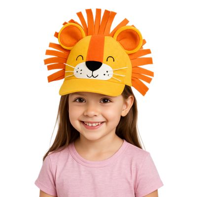 Get Wild Lion Birthday Hat for Kids – One Size Fits Most