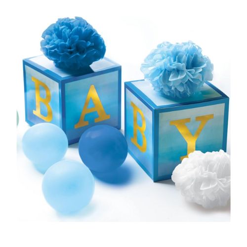 Blue Baby Boy Table Decorating Kit – 17-Count Set