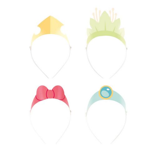 Disney Princess Paper Headbands – 4ct