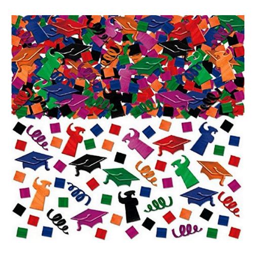 Graduation Multicolor Confetti – 5oz Mega Value Pack