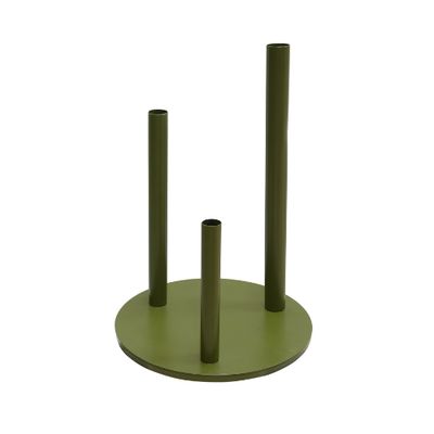 Flower Stand – 3 Branch Holder, Green