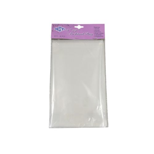 Archival Bags – 5" x 7", 40pcs/Bag
