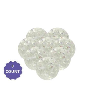 Iridescent Bouncy Ball Favors 8ct