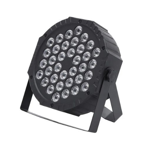 36 LED RGB Mini Flat Par Stage Light – 36W (Remote &amp; DMX Control)