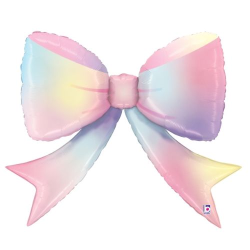 Large Shape Multicolor Bow Foil Balloon – 41"