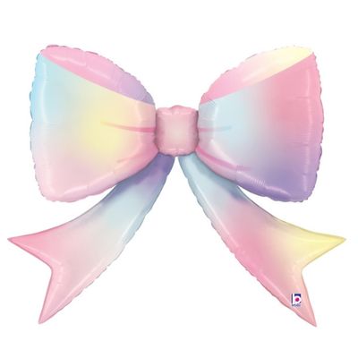 Large Shape Multicolor Bow Foil Balloon – 41"