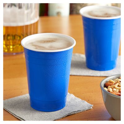 Blue Plastic Cups – 16 oz, 50ct
