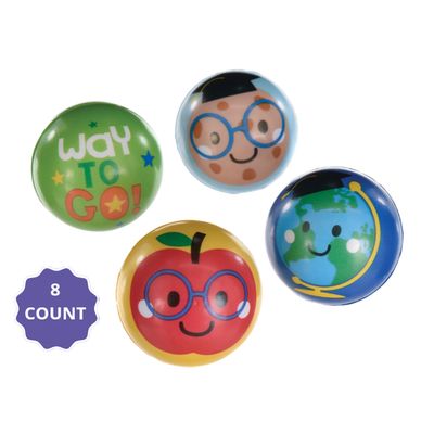 Graduation Fun Squish Balls – 8ct, 2¼"