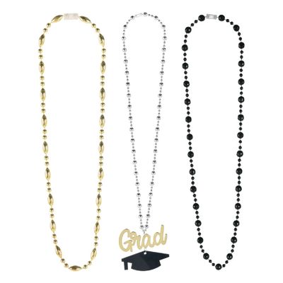 Grad Layered Beaded Necklace – 20"