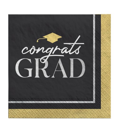 Classic Grad Luncheon Napkins – 16ct
