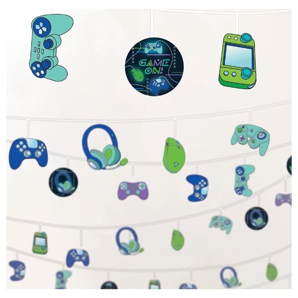 Game On Ceiling Decor – 50 ft Long