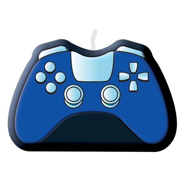 Game On Birthday Candle – 4 1/2"H