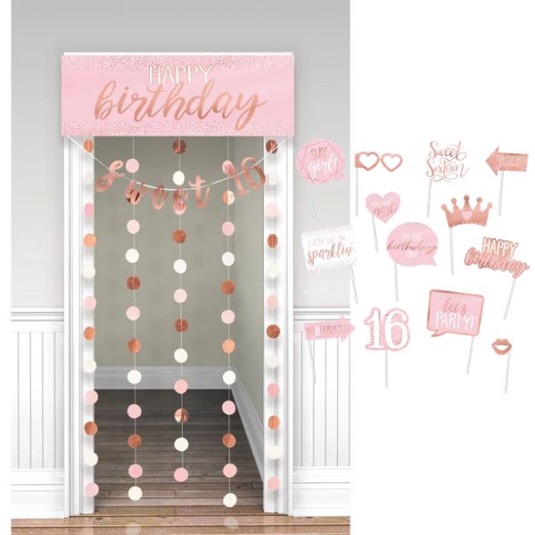 Sixteen Blush Photo Booth Kit