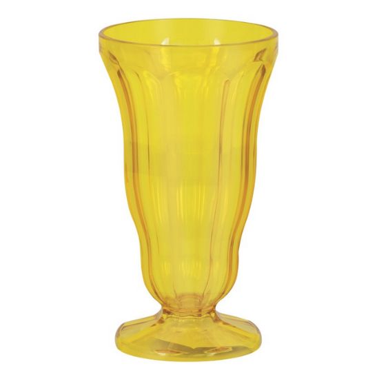 Pastel Yellow Plastic Ice Cream Cups – 15oz