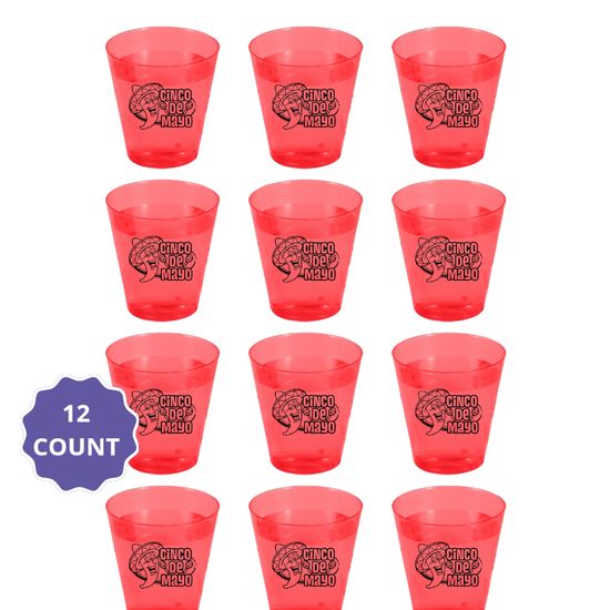 Cinco De Mayo Shot Glasses – 12 Count
