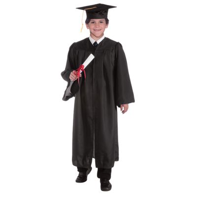 Kids Graduation Robe Costume – Black (Unisex)
