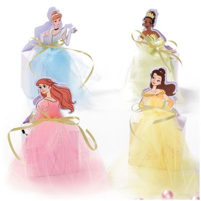 Disney Princess Deluxe Favor Boxes – 4 Count