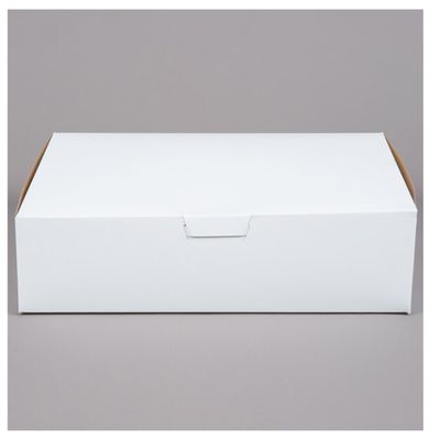 White Half Sheet Cake / Bakery Box – 19" x 14" x 5"