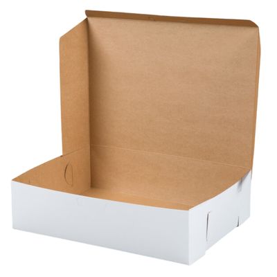 White Half Sheet Cake / Bakery Box – 19" x 14" x 5"