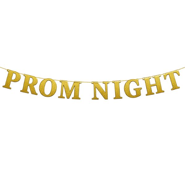 Prom Night Banner – 7 ft (Gold)