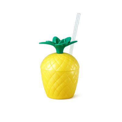 Pineapple Sipper Cup – 4" x 3.5"