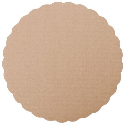 12" Gold Laminated Corrugated Cake Circle – 5 Count
