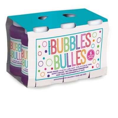 Party Bubbles – 6 Pack (24 oz Total)
