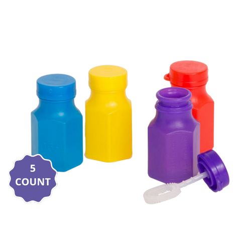 Mini Bubble Bottles – 5 Count