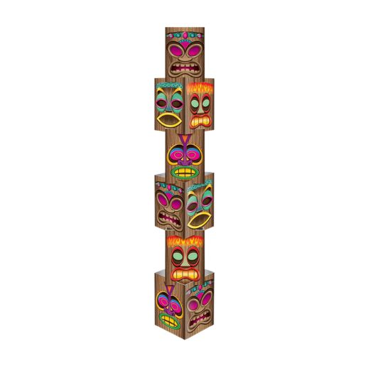 Tiki Column Decoration – 5' 7¼" (Assembly Required)