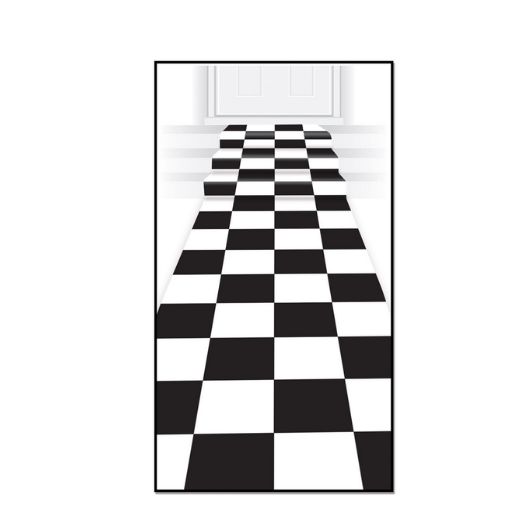 Checkered Runner – 24" x 10' (Indoor &amp; Outdoor Use)