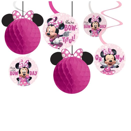 Minnie Mouse Forever Honeycomb Swirls – 12 Count